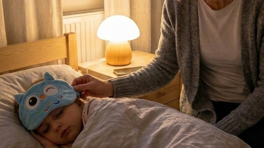 Sówka na oczy i już zasypia